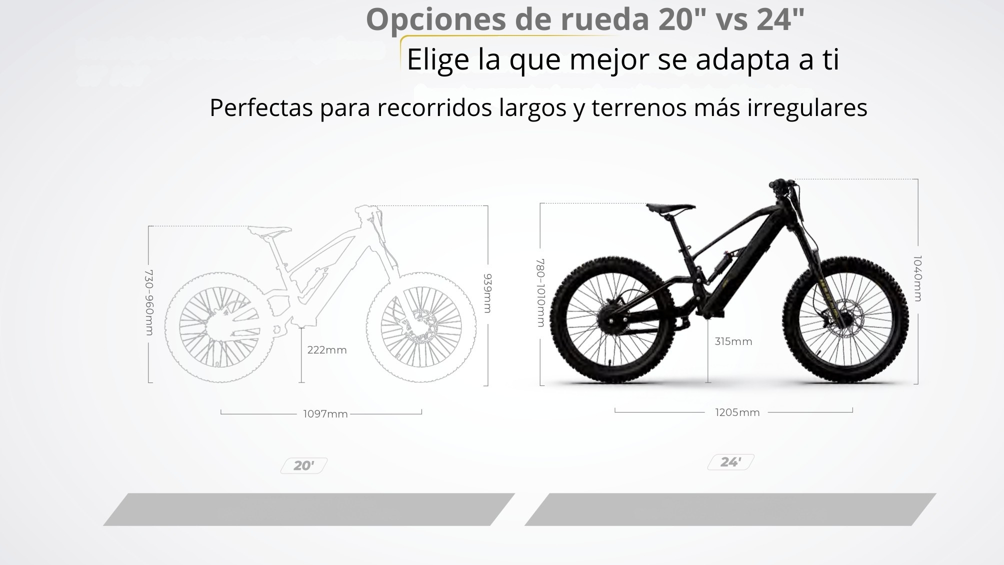 Características Bicicleta eléctrica RFN ZIP 20